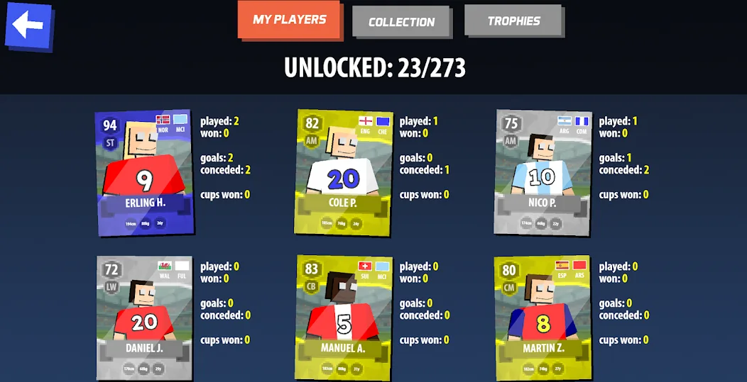 Official Small World Cup 2 Cards screenshot used for a small world cup 2 controls and first match retest
